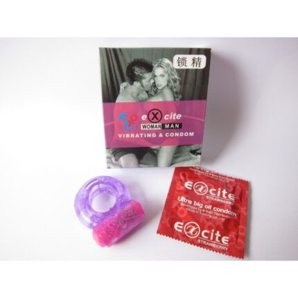 Inel Vibrator size M + prezervativ cadou